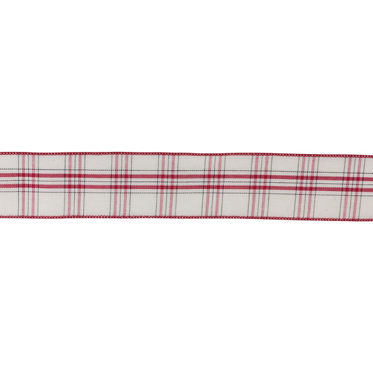 Wired Cotton Ribbon 2.5" x 10 yds. (Set of 2)