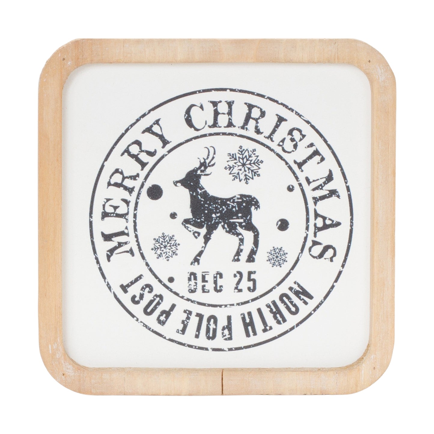 Holiday Mail Stamp Plaque (Set of 12)