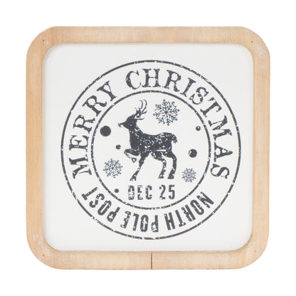 Holiday Mail Stamp Plaque (Set of 12)