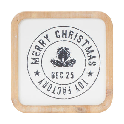 Holiday Mail Stamp Plaque (Set of 12)