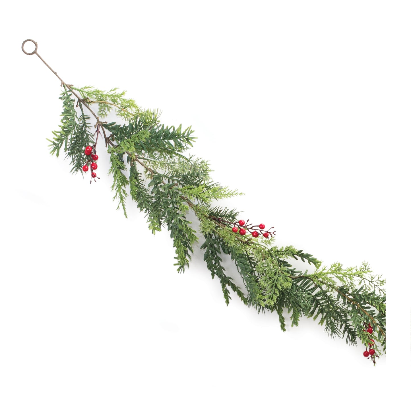 Mixed Pine Berry Garland (Set of 2)