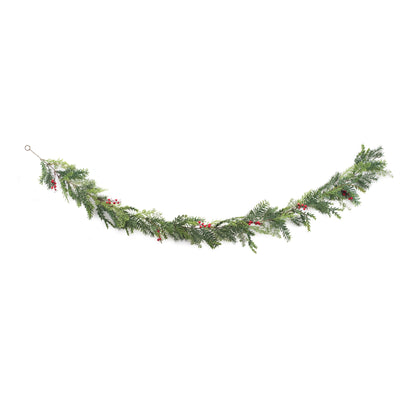 Mixed Pine Berry Garland (Set of 2)