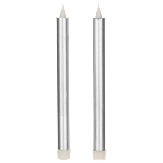 Simplux Designer LED Taper Candle with remote (Set of 2)
