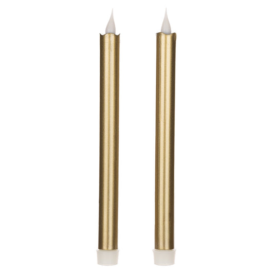Simplux Designer LED Taper Candle with remote (Set of 2)