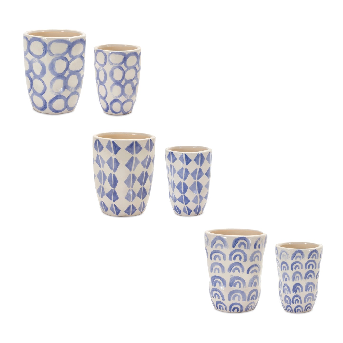 Patterned Vase Planter (Set of 6)