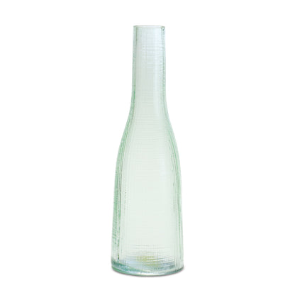 Green Glass Bottle Vase (Set of 4)