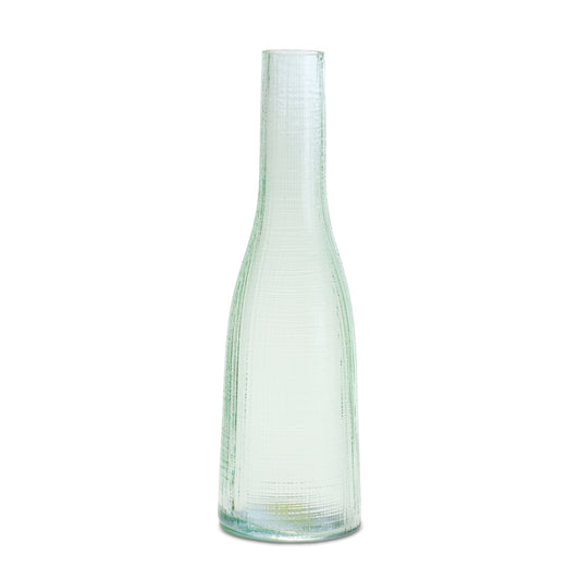 Green Glass Bottle Vase (Set of 4)