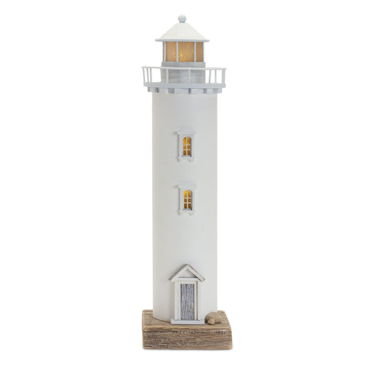 Lighted Lighthouse Décor 15.5"H