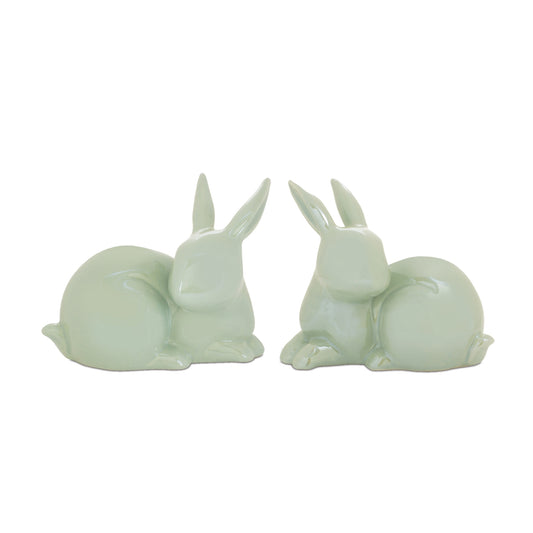 Laying Bunny Figurine (Set of 6)