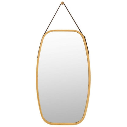 30.5 Inch Bamboo Wall Mounted Bathroom Mirror