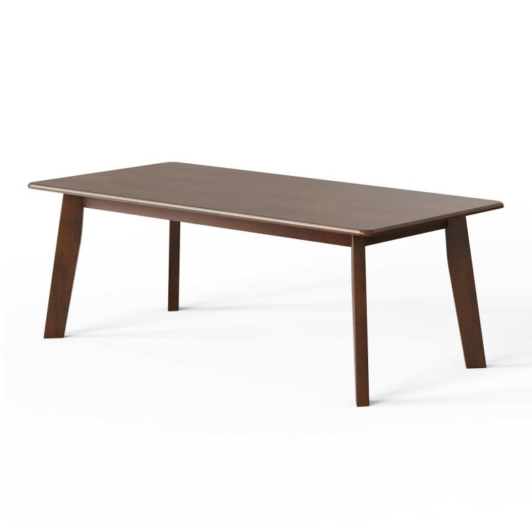 Rustic Minimalist Espresso Wooden Coffee Table